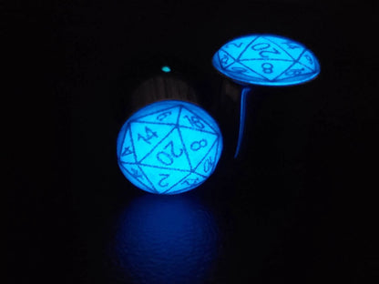 D20 Glow Plug Earrings - Pair - Custom Order