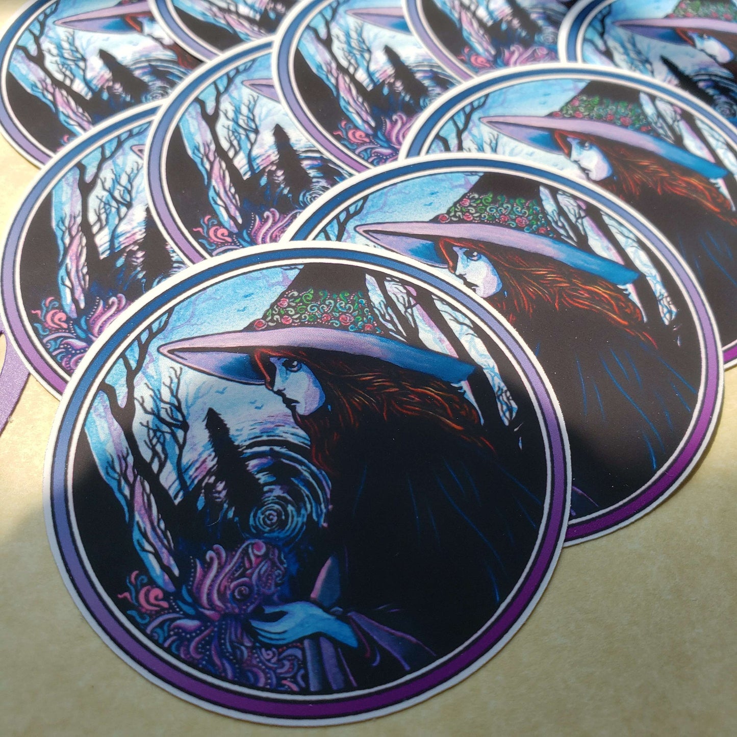 Purple Witch Sticker | You choose Size!