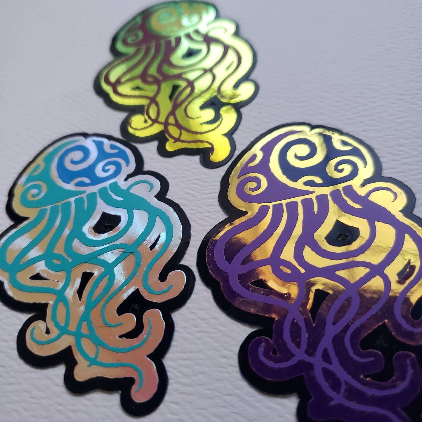 Holographic Jellyfish Vinyl | You choose colors!