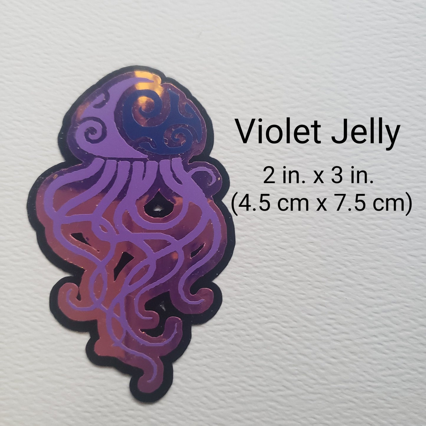 Holographic Jellyfish Vinyl | You choose colors!